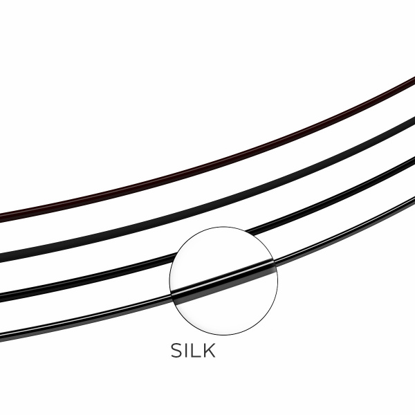 Rzęsy objętościowe Silk, Black, D, 0.05