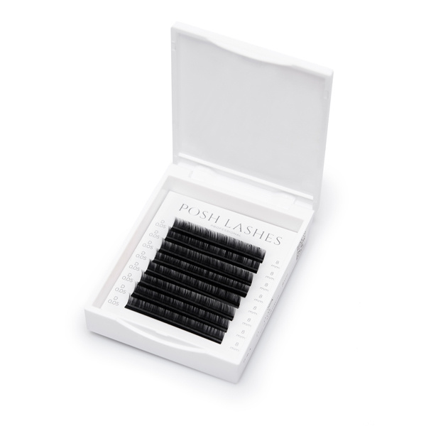 SILK Volume Lashes, Black, D, 0.05